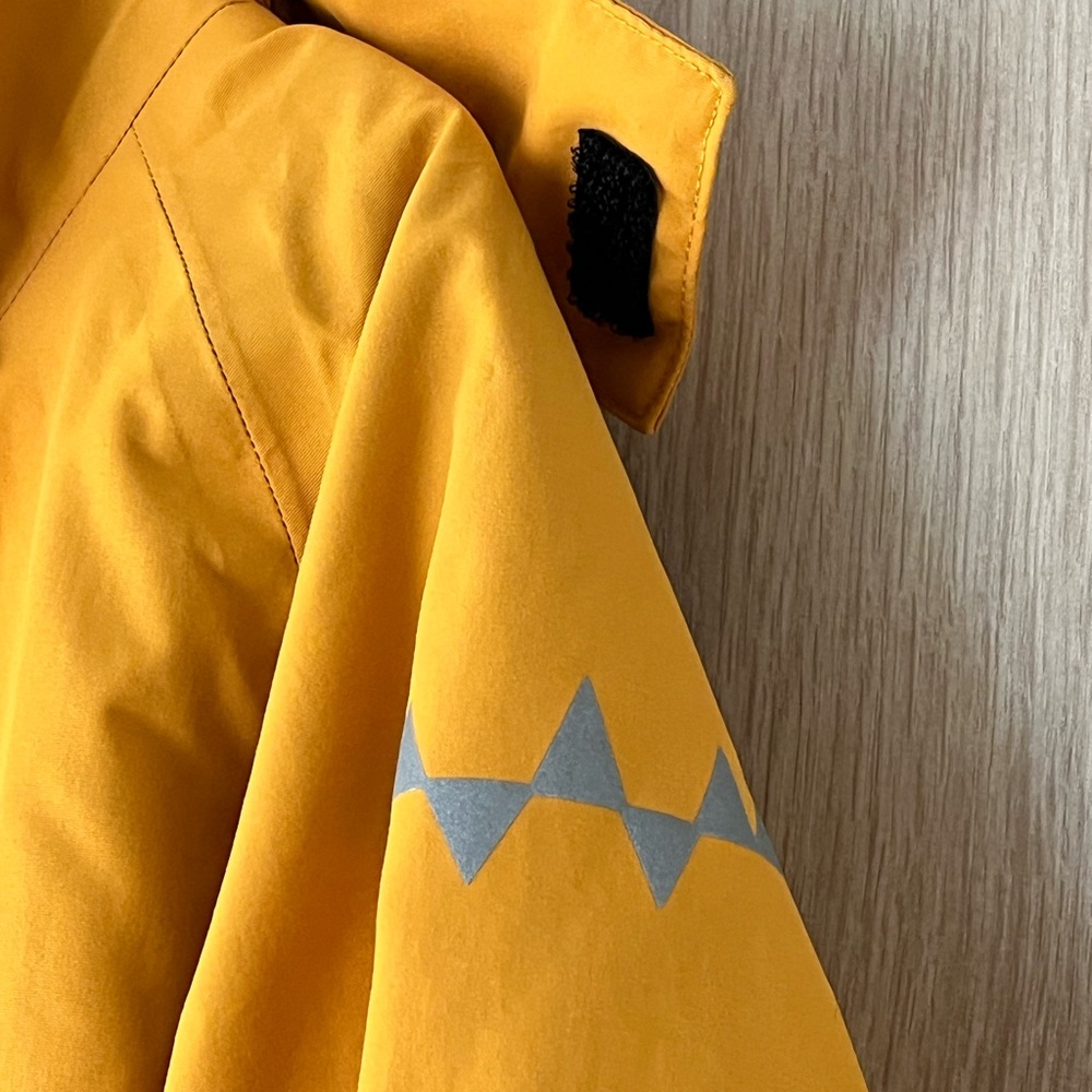 Yellow Shell Jacket with Reflective Detail - Picture 3 of 10